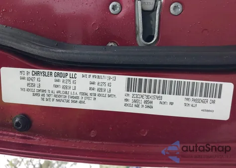 2014 Chrysler 300C from USA, damaged, VIN 2C3CCAET9EH157059